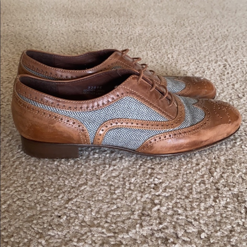 Genuine leather J. Crew Oxford shoes